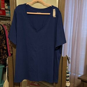 Lane Bryant Plus Size 26/28 V-Neck Tee